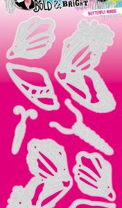 ABM Cutting Die Butterfly wings Bold & Bright 110x210x1mm 8 PC nr.132