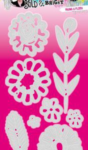 ABM Cutting Die Fauna & Flora Bold & Bright 110x210x1mm 8 PC nr.133