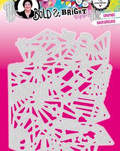 ABM Cutting Die Graphic Background Bold & Bright 100x160x1mm 1 PC nr.134