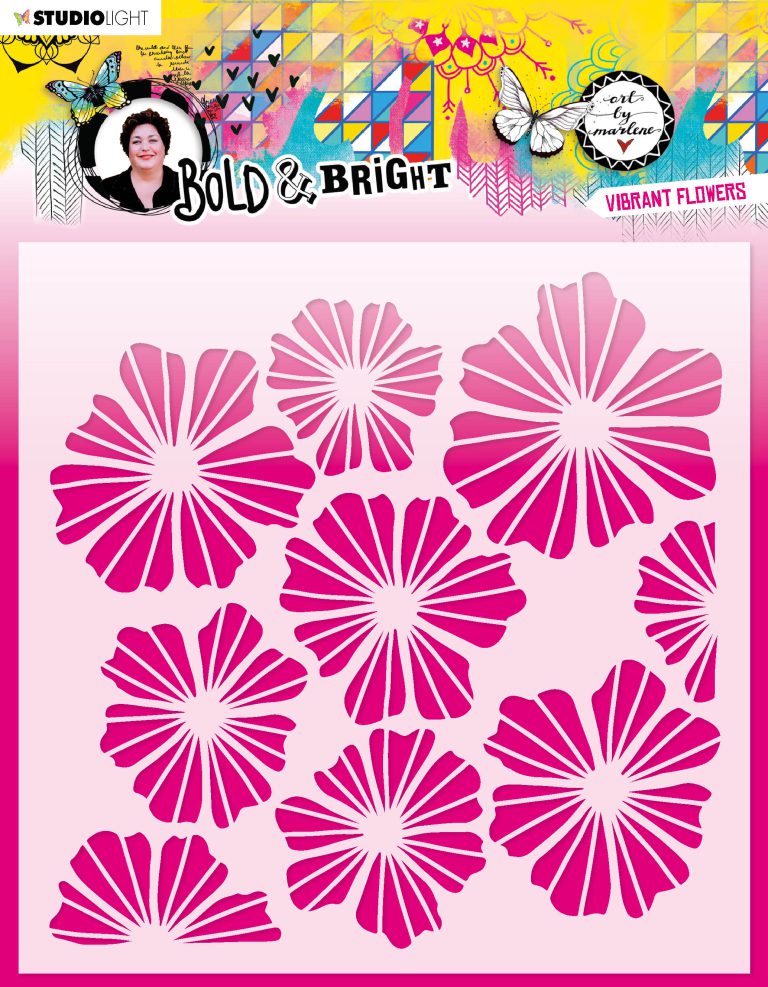 ABM Mask Vibrant flowers Bold & Bright 200x200x1mm 1 PC nr.69