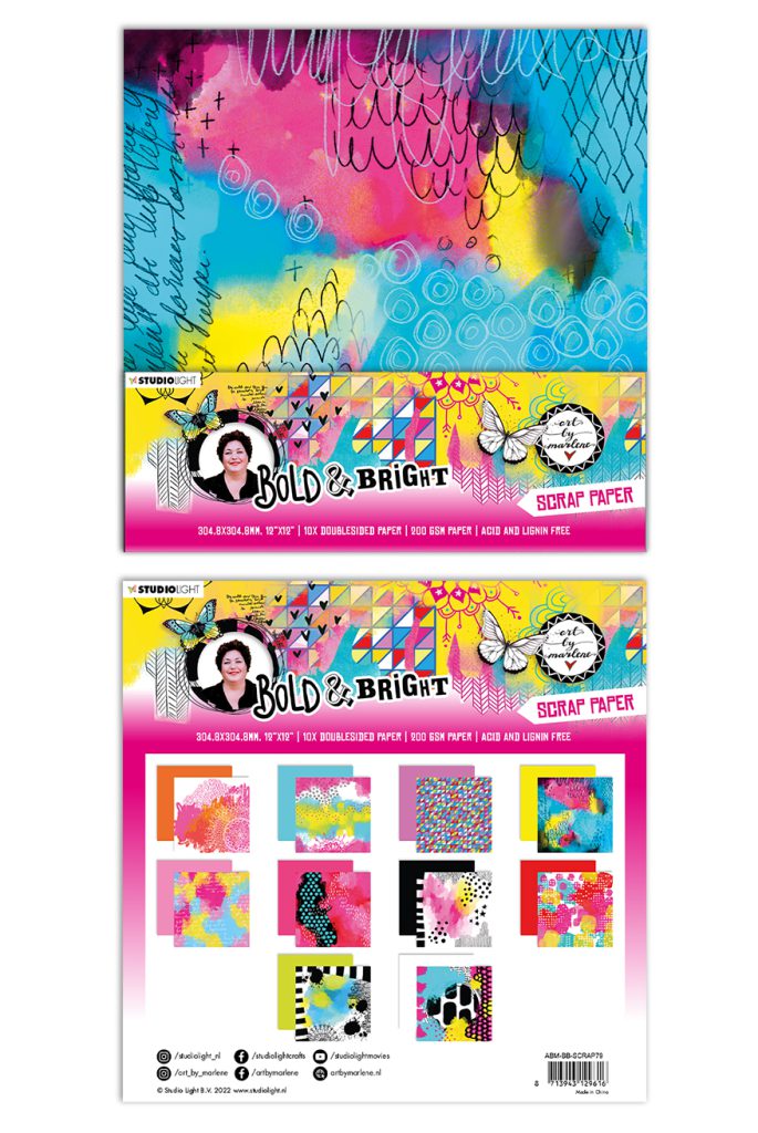 ABM Scrap set Background paper Bold & Bright 304"