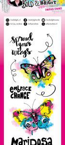 ABM Clear Stamp Embrace change Bold & Bright 100x240x3mm 8 PC nr.123