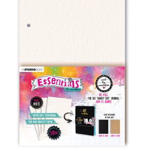 ABM Journal pages For ABM-ES-JOUR01 white Essentials 125x180x8mm 20 SH nr.01