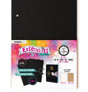 ABM Journal pages For ABM-ES-JOUR02 black Essentials 125x180x8mm 20 SH nr.02