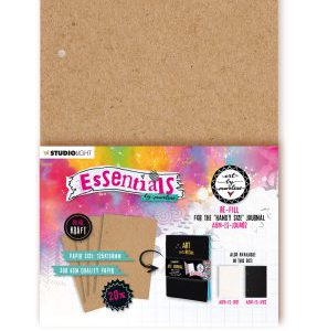 ABM Journal pages For ABM-ES-JOUR02 kraft Essentials 125x180x8mm 20 SH nr.03
