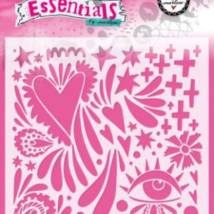 Stencil Wild heart Essentials Art by Marlene