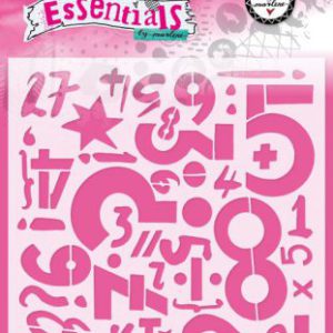 Stencil Numbers Essentials Art by Marlene