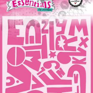 Stencil Alphabet Essentials Art by Marlene