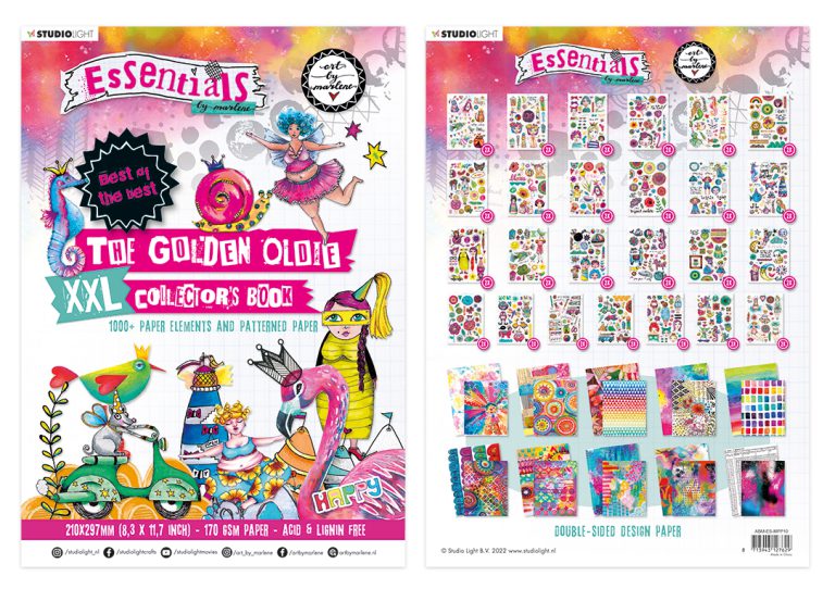ABM Mixed Paper Pad The Golden Oldie XXL Collector's Book Essentials 210x297x19mm 70 SH nr.10