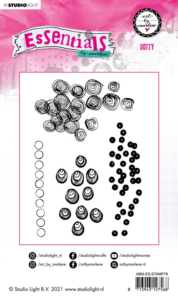 ABM Cling Stamp Dotty Essentials 105x148mm nr.78 - Afbeelding 2