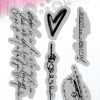 ABM Cling Stamp Writngs Essentials 105x148mm nr.79