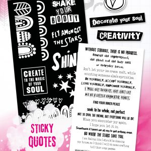 ABM Sticker Pad Sticky Quotes Essentials 120x210mm 20 SH nr.03