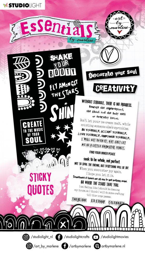 ABM Sticker Pad Sticky Quotes Essentials 120x210mm 20 SH nr.03