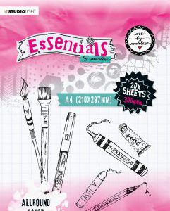 ABM Allround Paper Pad Watercolor Essentials 300gr 210x297mm 20SH nr.01
