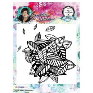 Stamp Achtegrond Blad