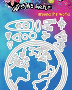 ABM Cutting & Emb. Die Around the world Out Of This World 100x160mm nr.86