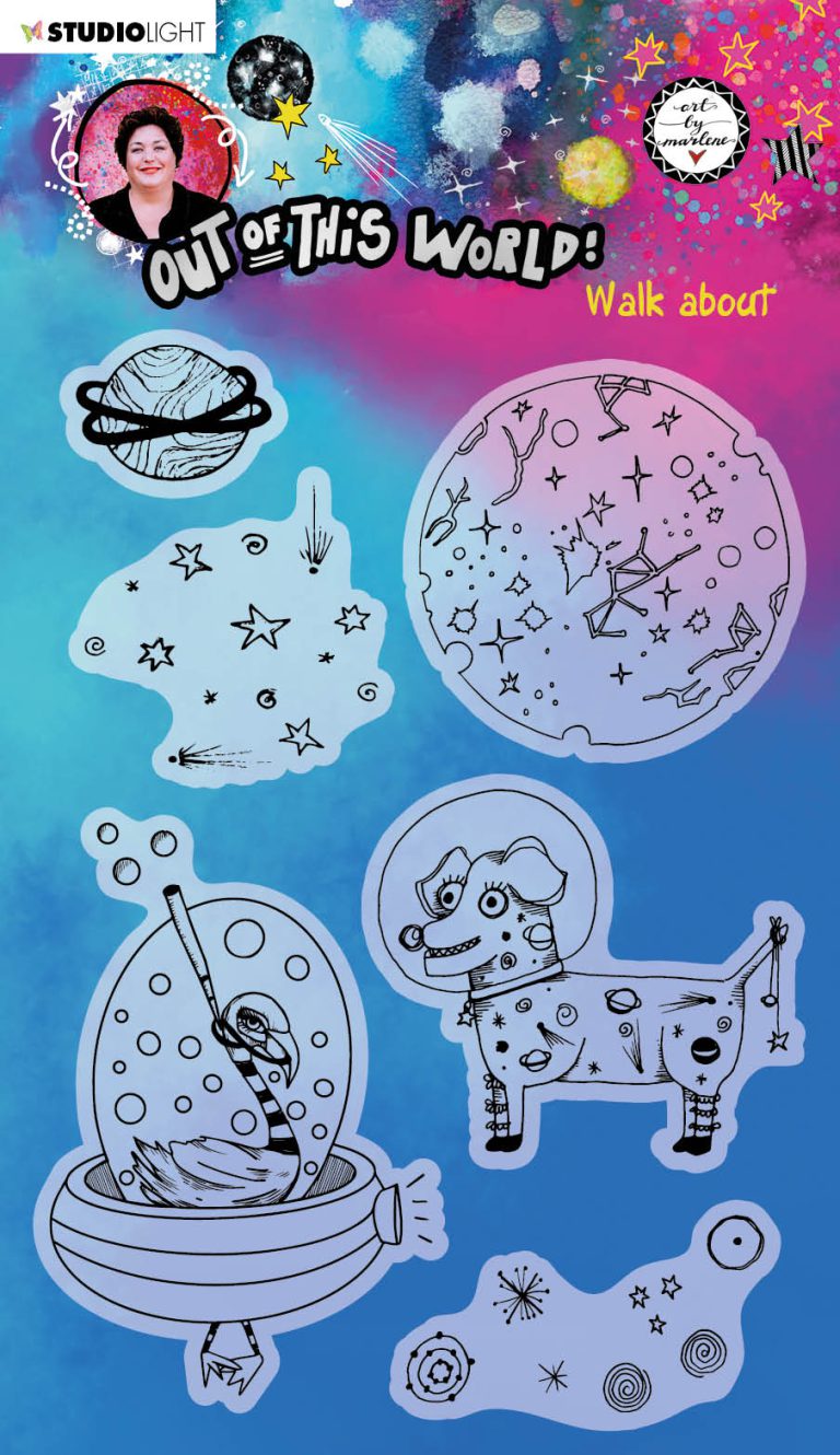 ABM Clear Stamp Walk-about Out Of This World 148x210mm nr.69