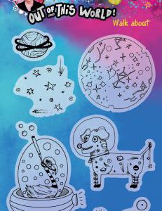 ABM Clear Stamp Walk-about Out Of This World 148x210mm nr.69