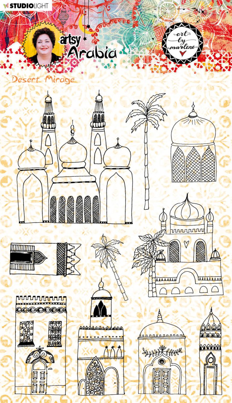 ABM Clear Stamp Artsy Arabia 148x210mm nr.58 Desert Mirage