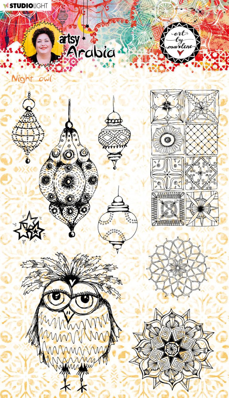 ABM Clear Stamp Artsy Arabia 148x210mm nr.59 Night Owl