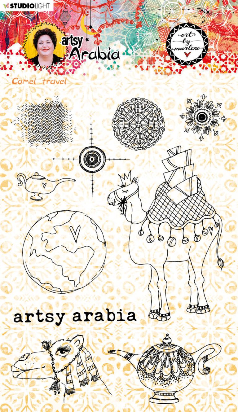 ABM Clear Stamp Artsy Arabia 148x210mm nr.60