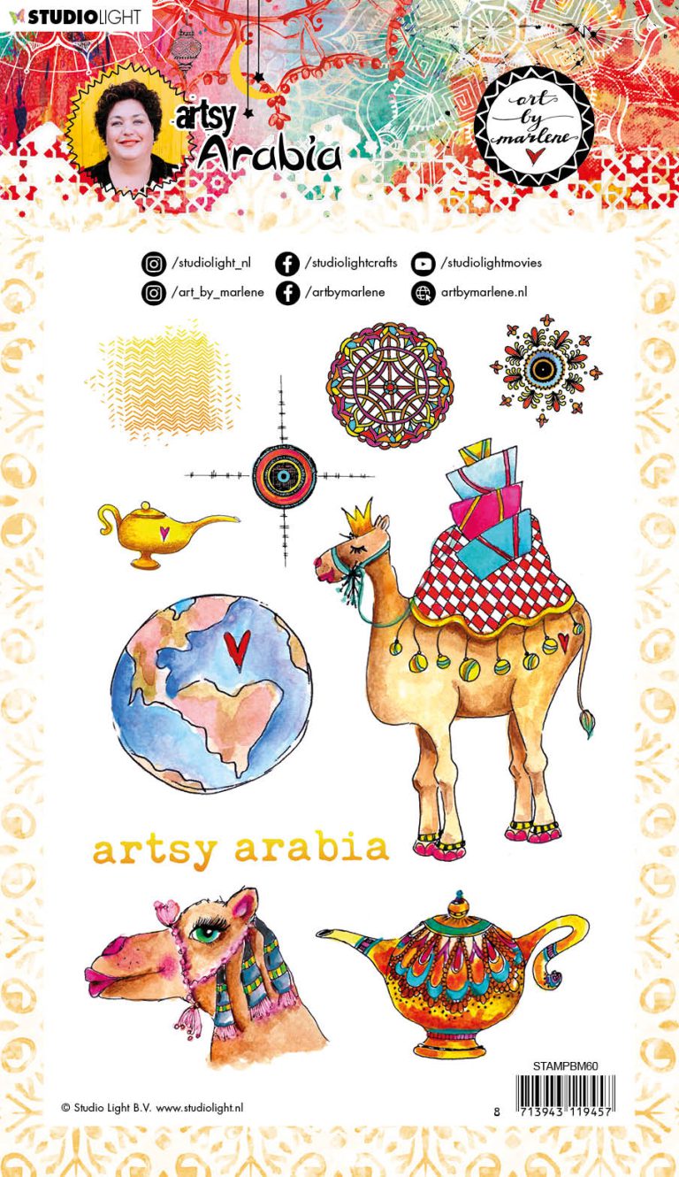 ABM Clear Stamp Artsy Arabia 148x210mm nr.60 - Afbeelding 2