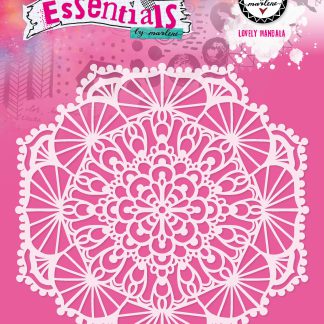 Lovely mandala stencil van Art by Marlene uit de essentials collectie