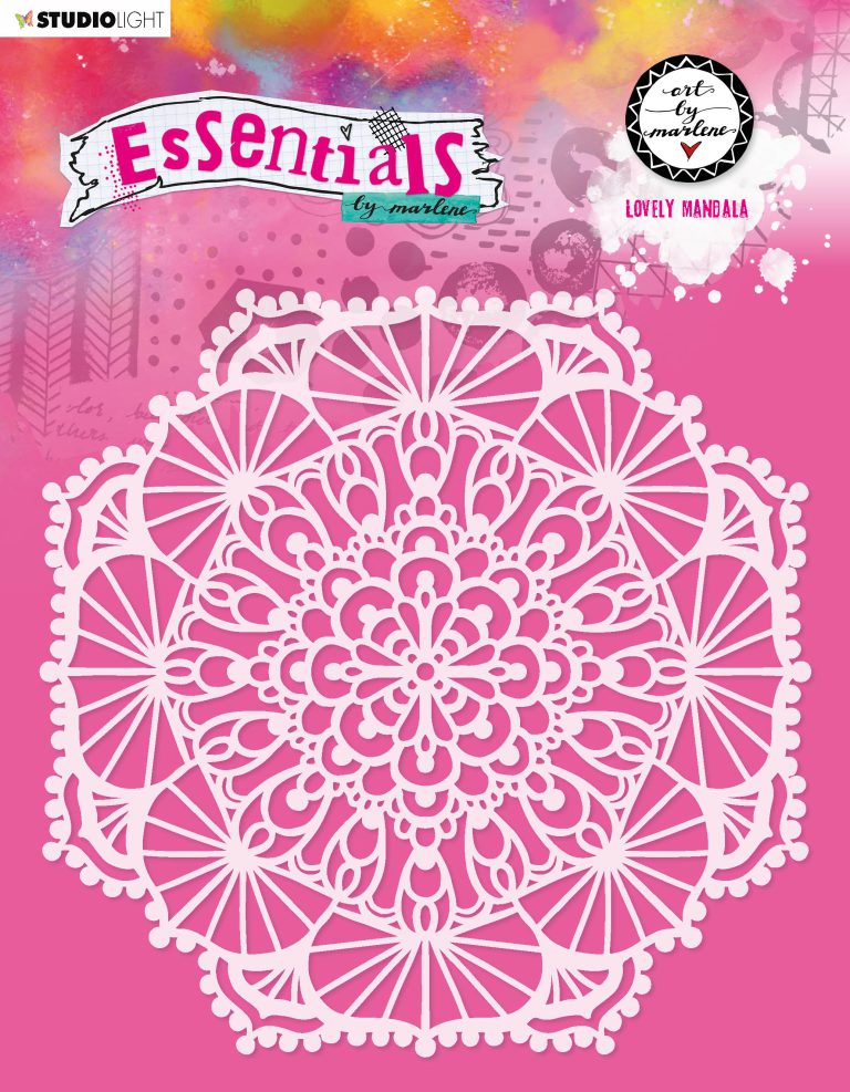 Lovely mandala stencil van Art by Marlene uit de essentials collectie