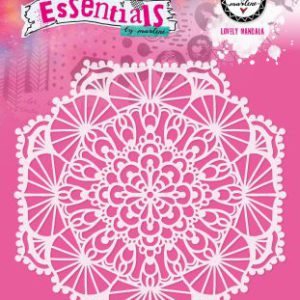 Lovely mandala stencil van Art by Marlene uit de essentials collectie