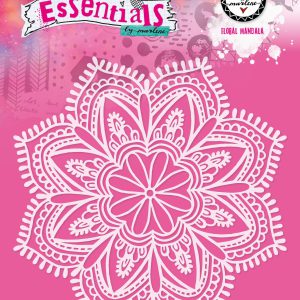 Florel Mandala stencil van Art by Marlene haar essentials collectie