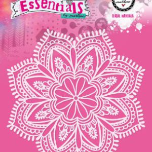 Florel Mandala stencil van Art by Marlene haar essentials collectie