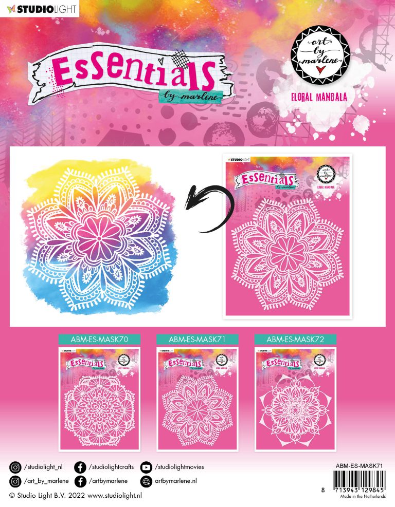 Floral Mandala van Art by Marlene Essentials collectie