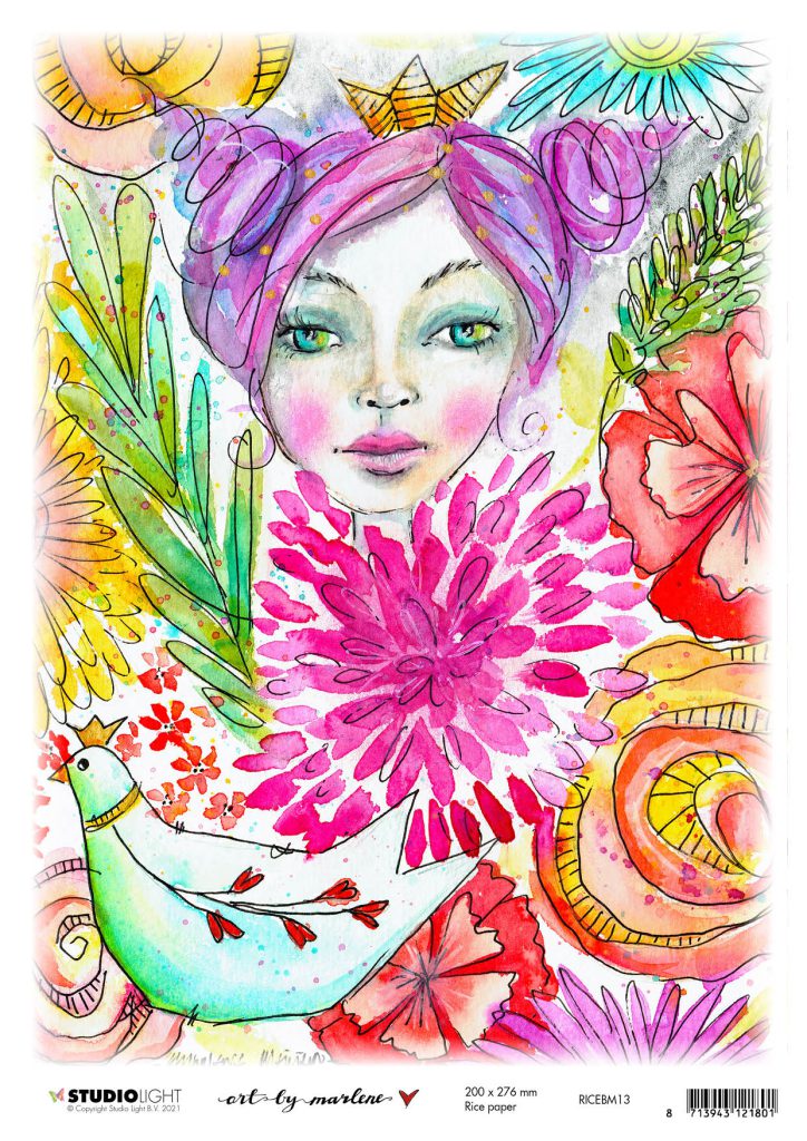 BM Rice Paper Marlene's World 200x276mm nr.13
