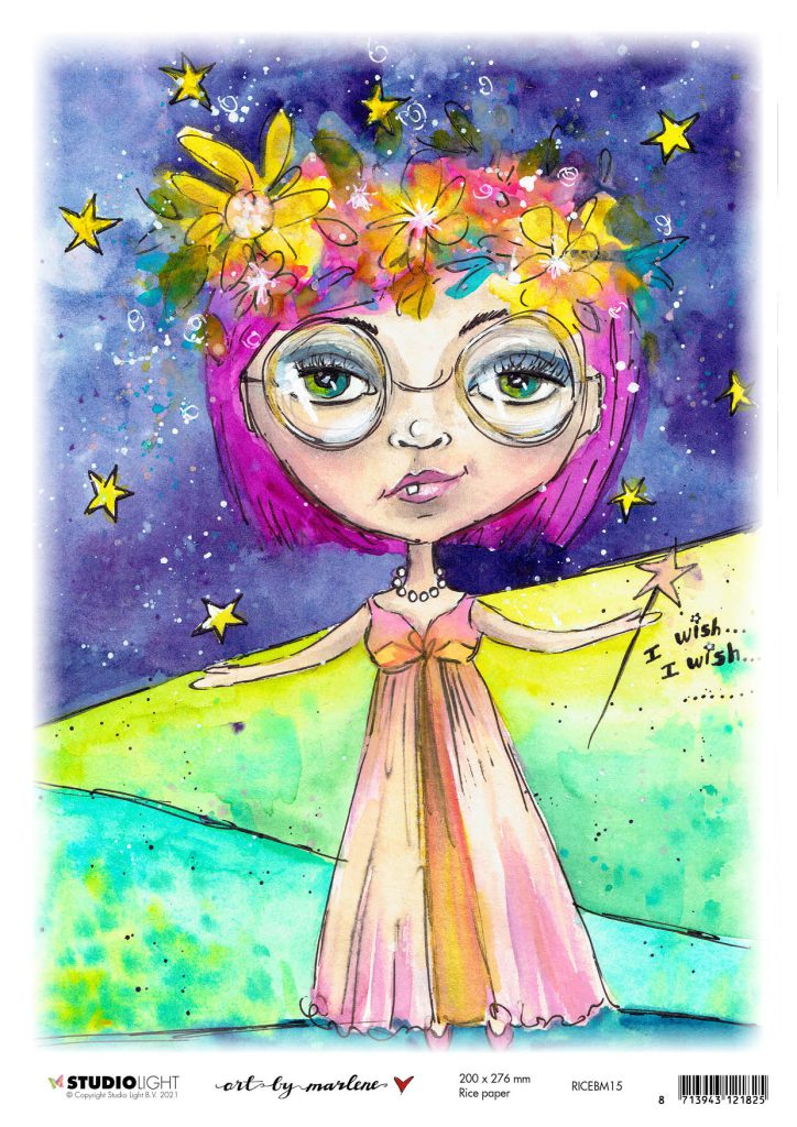 BM Rice Paper Marlene's World 200x276mm nr.15