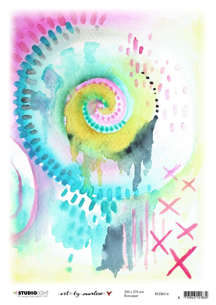 BM Rice Paper Marlene's World 200x276mm nr.16