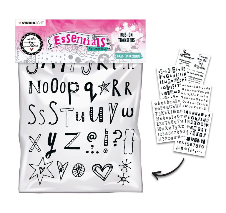 ABM Rub on Sticker Alphabet & Quotes Essentials 148x210mm nr. 1