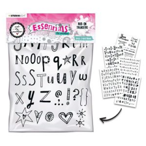ABM Rub on Sticker Alphabet & Quotes Essentials 148x210mm nr. 1