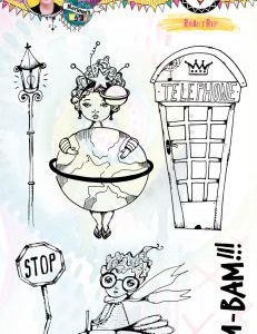 BM Clear Stamp Roadtrip Marlene's World 148x210mm nr.66