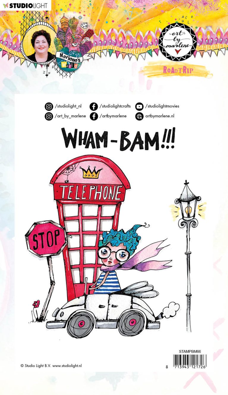 BM Clear Stamp Roadtrip Marlene's World 148x210mm nr.66 - Afbeelding 2