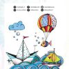 BM Clear Stamp A windy day Marlene's World 148x210mm nr.68 - Afbeelding 2