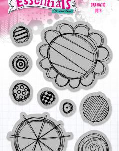 BM Cling Stamp Dramatic dots Essentials 105x148mm nr. 70