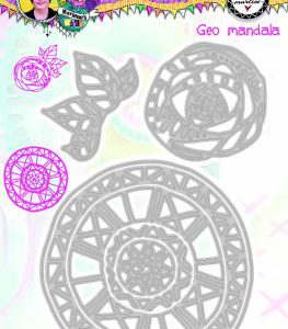 BM Cutting & Emb. Die Geo mandala Marlene’s World 98x142mm nr.15