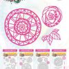 BM Cutting & Emb. Die Geo mandala Marlene’s World 98x142mm nr.15 - Afbeelding 2