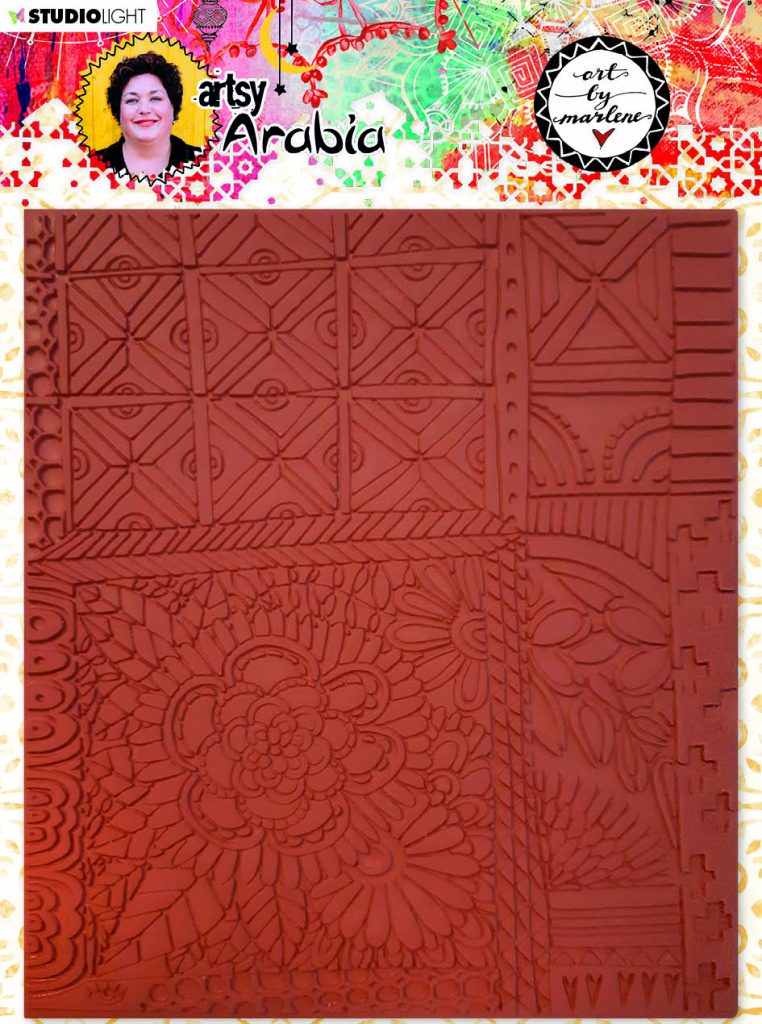 ABM Texture Plates Artsy Arabia 150x170mm nr.03 - Afbeelding 2