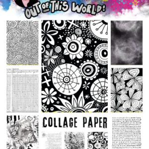 ABM Collage Paper Pattern Paper Out Of This World 210x297mm nr.15