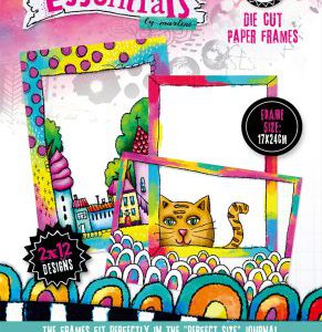 ABM Die Cut Block Paper Frames fit to journal perfect size Essentials 170x240x5mm 24 SH nr.23
