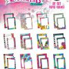 ABM Die Cut Block Paper Frames fit to journal perfect size Essentials 170x240x5mm 24 SH nr.23 - Afbeelding 2