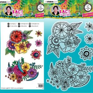 Stamp Flower Stack