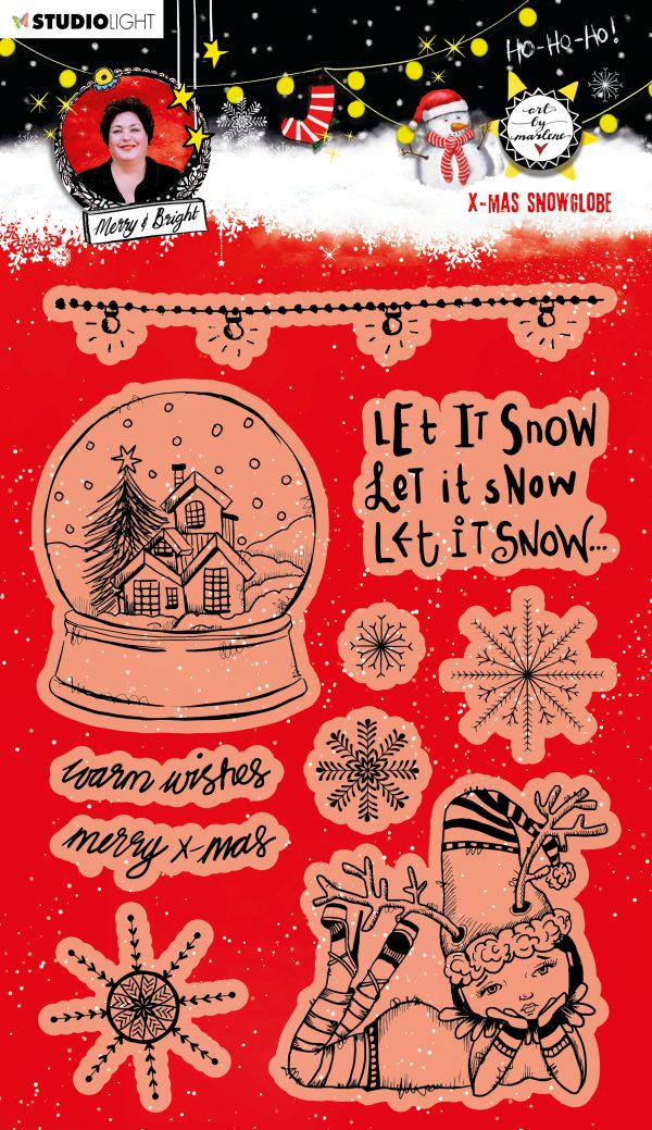 ABM Clear Stamp Christmas Snow Globe Essentials 148x210x1mm 1 PC nr.83