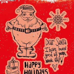 ABM Clear Stamp Christmas Dear Santa Essentials 148x210x1mm 1 PC nr.84